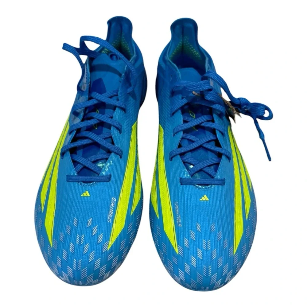 Adidas F50 Elite SG Ice Cold Precision Lucid Blue Yellow JQ1465 Men Size 11.5